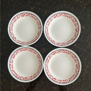 Corelle Floral Cascade Appetizer/Dessert Plates 6.5”